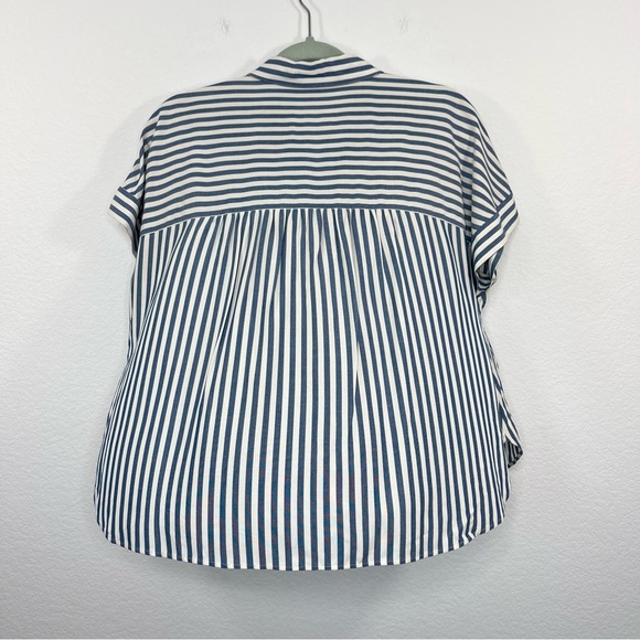 Madewell Hilltop Shirt in Savin Stripe‎ size Small Boxy fit - Picture 7 of 9